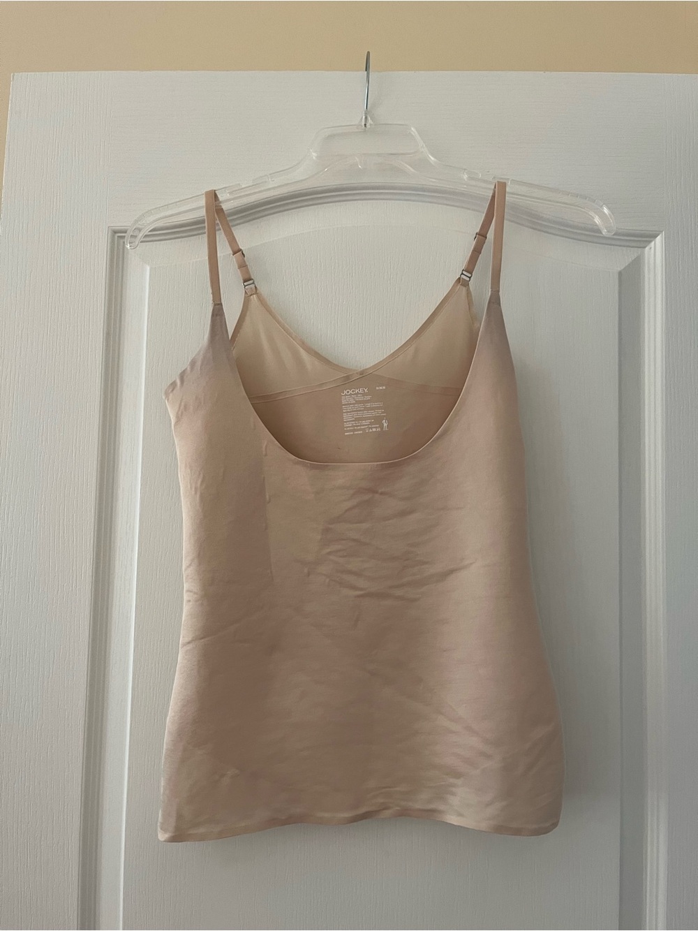 Jockey Blush Satin Camisole/Shapewear with Adjustable Straps